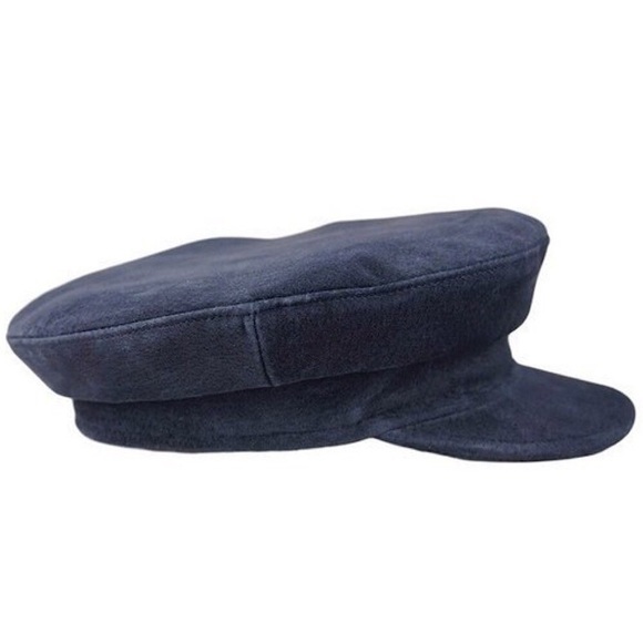 Accessories - Suede Fisherman Hat in Navy